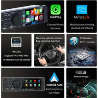 Radio auto, conectivitate Bluetooth, afișaj cu ecran tactil