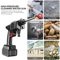 High Pressure Cleaner, Cordless Operation, Compatible with Makita 21V Battery