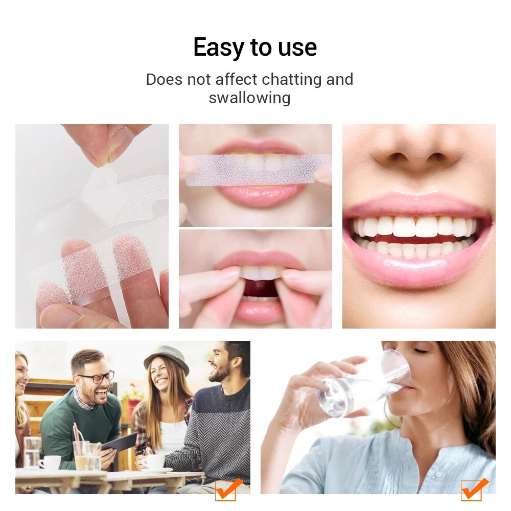 Teeth Whitening Strips, 5D Gel, Dental Kit