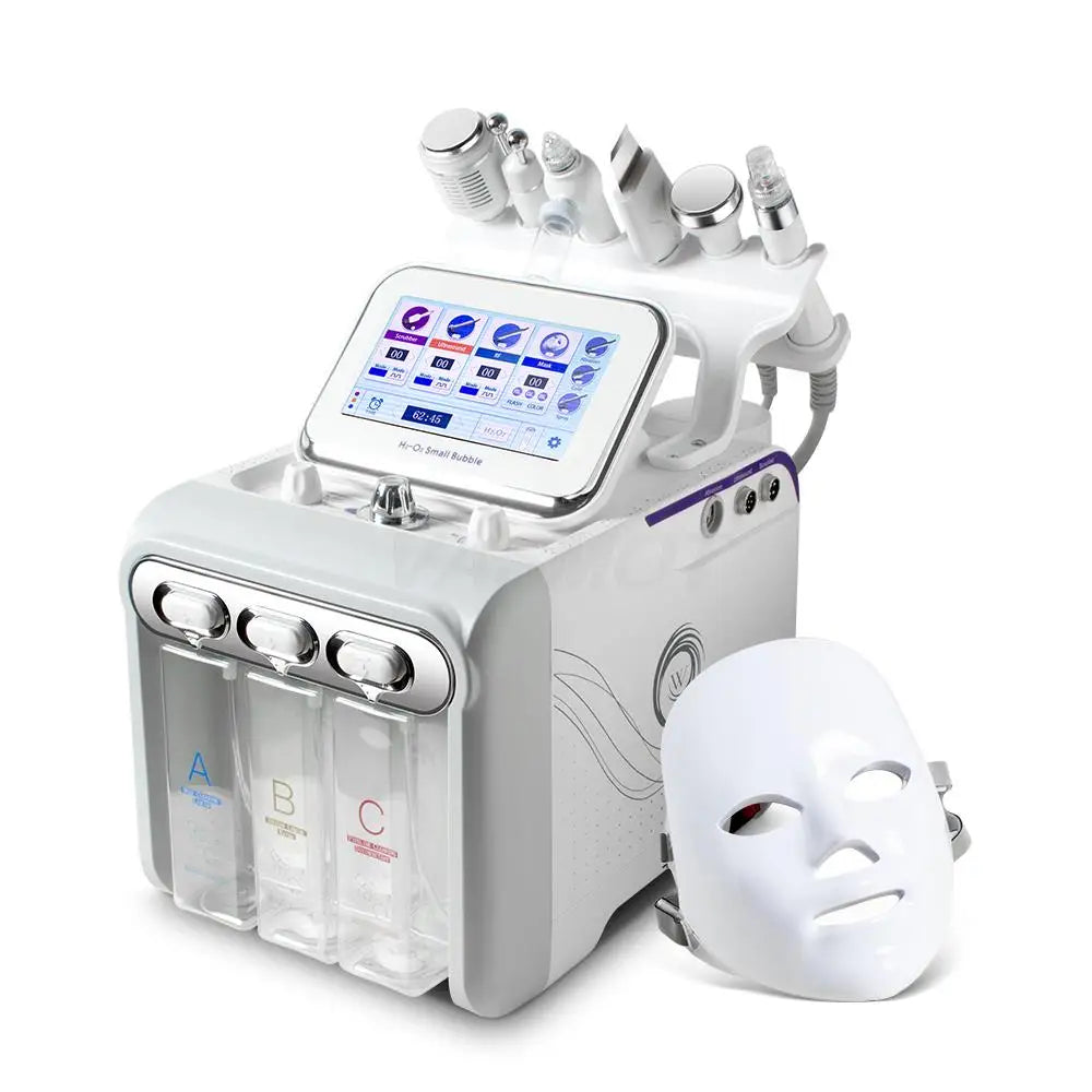 Facial Beauty Machine, Small Bubble Hydrogen Oxygen, Microdermabrasion Vacuum