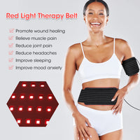 Red Light Therapy Pad, 660nm 850nm Infrared Heated Physiotherapy Belt