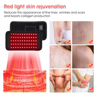 Red Light Therapy Pad, 660nm 850nm Infrared Heated Physiotherapy Belt