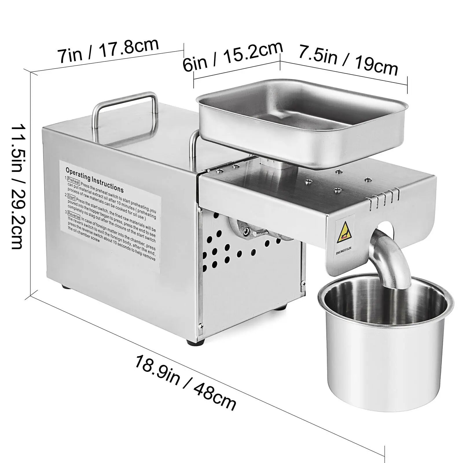 Automatic Oil Press Machine, Efficient Oil Extraction, Easy to Use