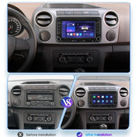 Radio auto Android, VW POLO GOLF 5 6 Plus PASSAT B6 JETTA TIGUAN TOURAN SHARAN SCIROCCO Caddy Vento, stereo auto cu carplay Audio.