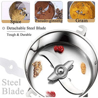 Electric Grain Mill, 800g Capacity, Multi-purpose Grinder