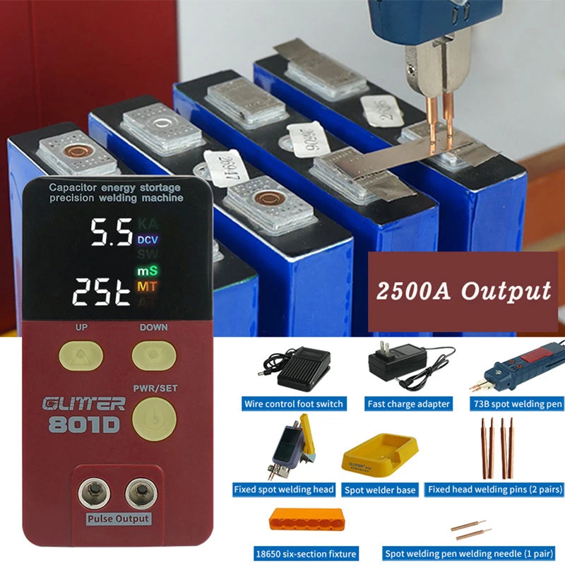 Spot Welder, Cordless Operation, Portable Pulse Technology