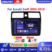 Bilradio Multimedia Afspiller, Android 12, Navigation GPS