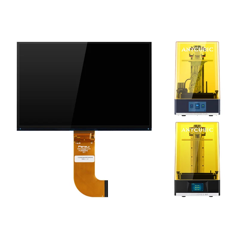 Yksivärinen LCD-näyttö, 6K-resoluutio, korvaava osa Anycubic Photon Mono X 6K/M3 Plus -laitteelle.