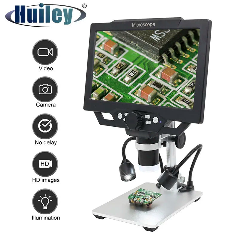 Digital Microscope, 1600X Magnification, LED Light Illumination