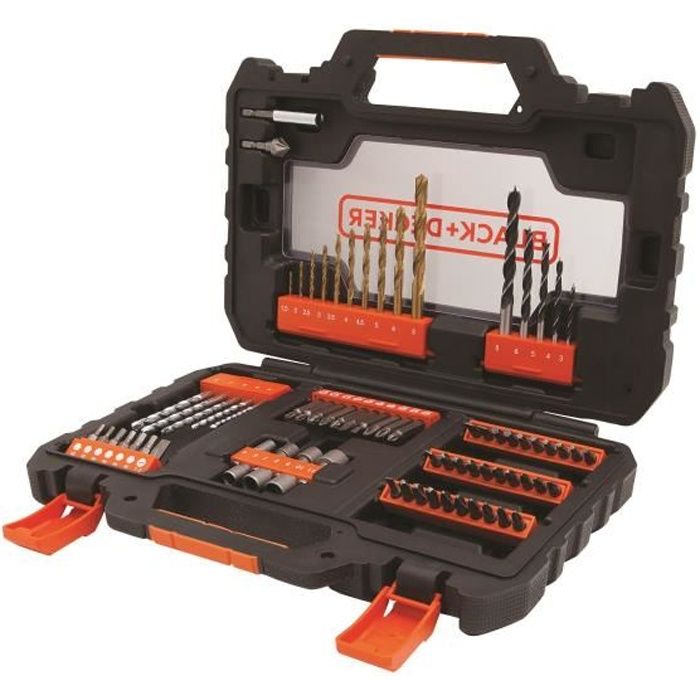 BLACK & DECKER Box 76 accessories drilling screwing A7231