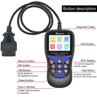 Auto Diagnostische Code Scanner, OBD2 Compatibiliteit, Live PCM Datastroom Uitlezen