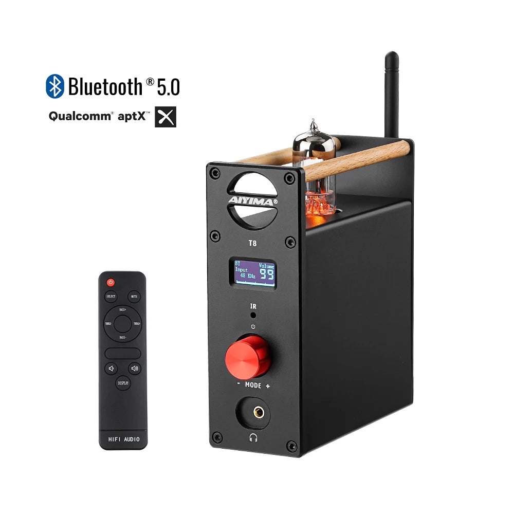 Bluetooth Röhrenvorverstärker, Röhren-Design, Bluetooth 50 Konnektivität