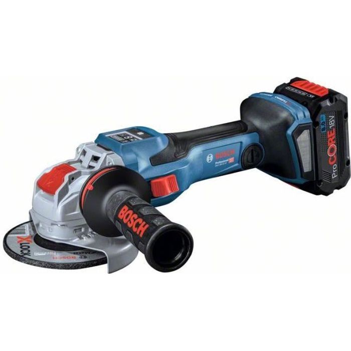 BOSCH PROFESSIONAL GWX 18V-15 SC grinder + 2 batteries 8,0Ah GAL 18V-160 C + L-Boxx X-lock