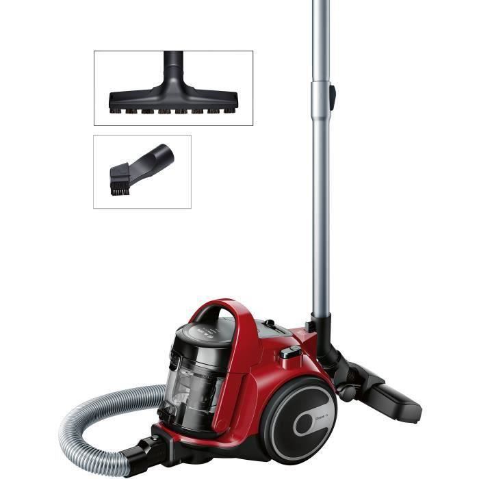 BOSCH BGC05AAA2 Bagless vacuum cleaner - 78dB - Bin capacity 1.5L - Washable HEPA 12 filter