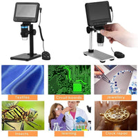 Wireless Digital Microscope, Adjustable Magnification, 5 Inch Screen