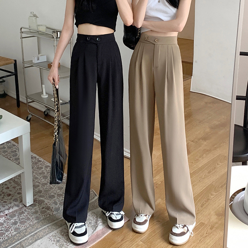 Alfreda™ Hose mit hoher Taille und weitem Bein