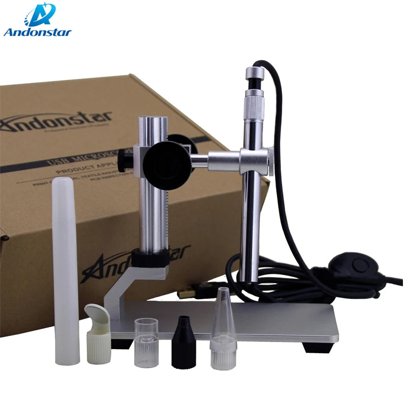 Digital Microscope, 2MP Resolution, 8 LED Lights