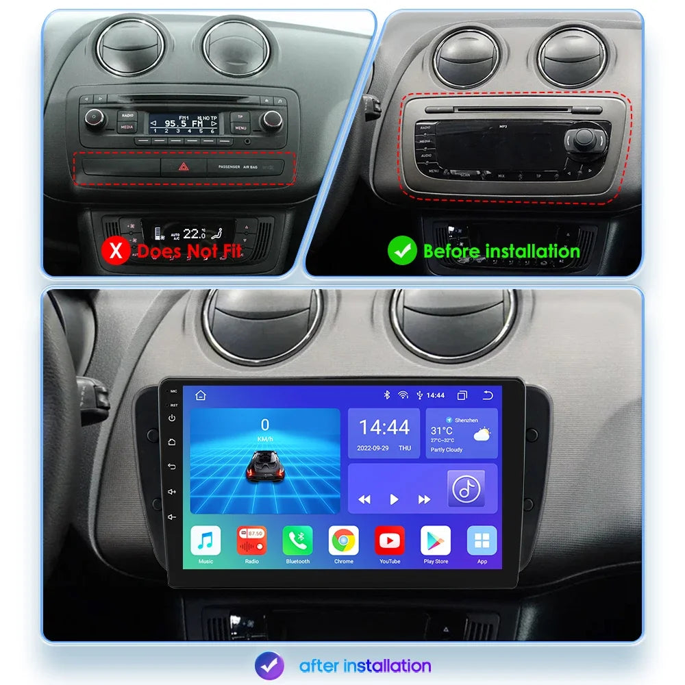 Auto radio, GPS-navigatie, aanraakscherm