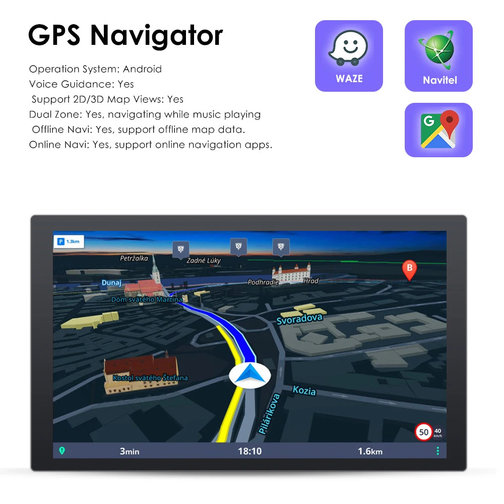 Renault Logan Dacia Duster Sandero Captur Lada Xray 2 Android 12 Player Multimedia pentru mașină, Carplay, Bluetooth GPS