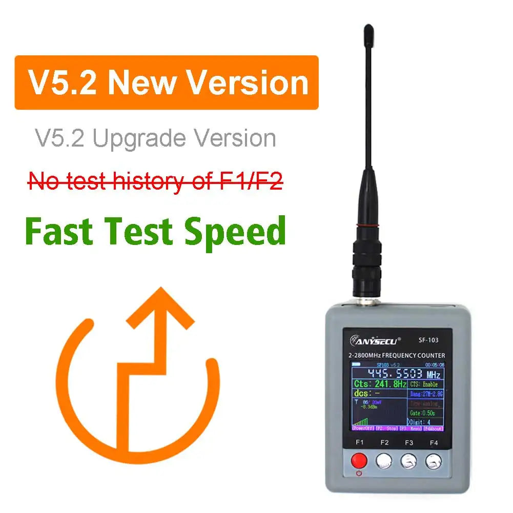 Portable Frequency Counter, Wide Frequency Range, DMR Digital Signal Meter