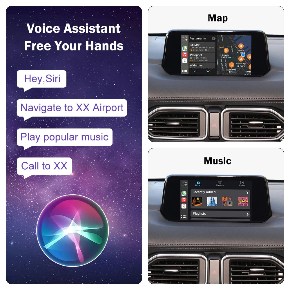 Apple CarPlay -sovitinnavi, OEM-yhteensopivuus, Mazda-mallit 2017-2020