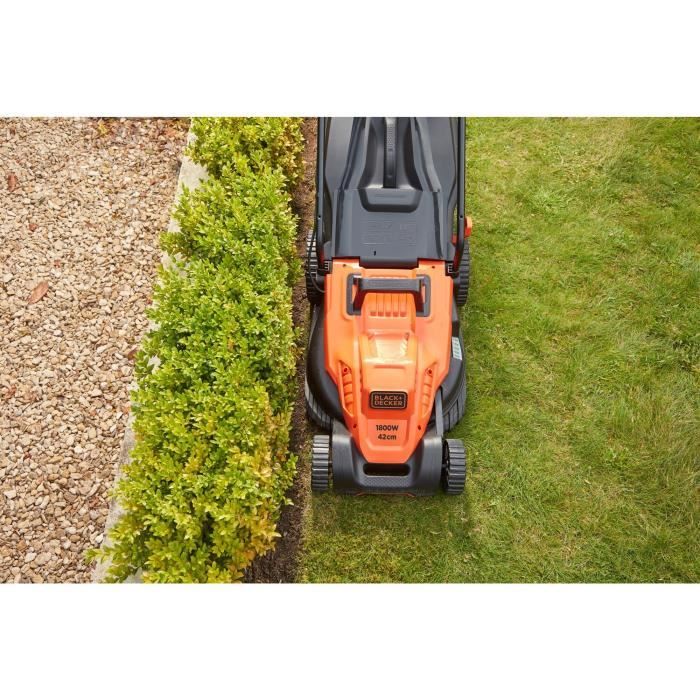 BLACK & DECKER Lawnmower 42cm 1800W - Handle Bike BEMW481BH