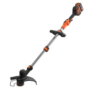 Black+33cm wireless 33cm cutter Decker BCST636L1 -QW 36V 2.5 Ah PowerCommand Pivotant 180 ° - Telescopic tube - 2 handles