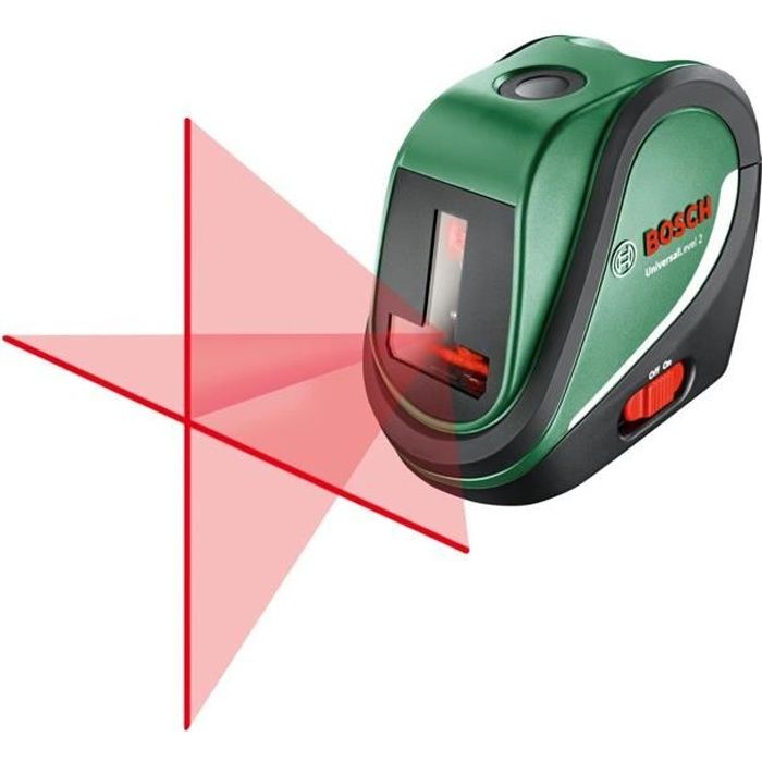 Laser Lines Bosch - Universallevel 2 set (3 AA batteries, in a cover)