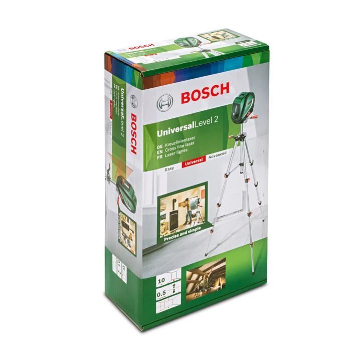 Laser Lines Bosch - Universallevel 2 set (3 AA batteries, in a cover)