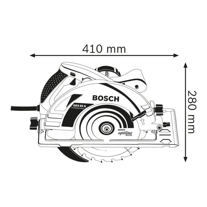Bosch Professional GKS 85G circular saw - 060157A900