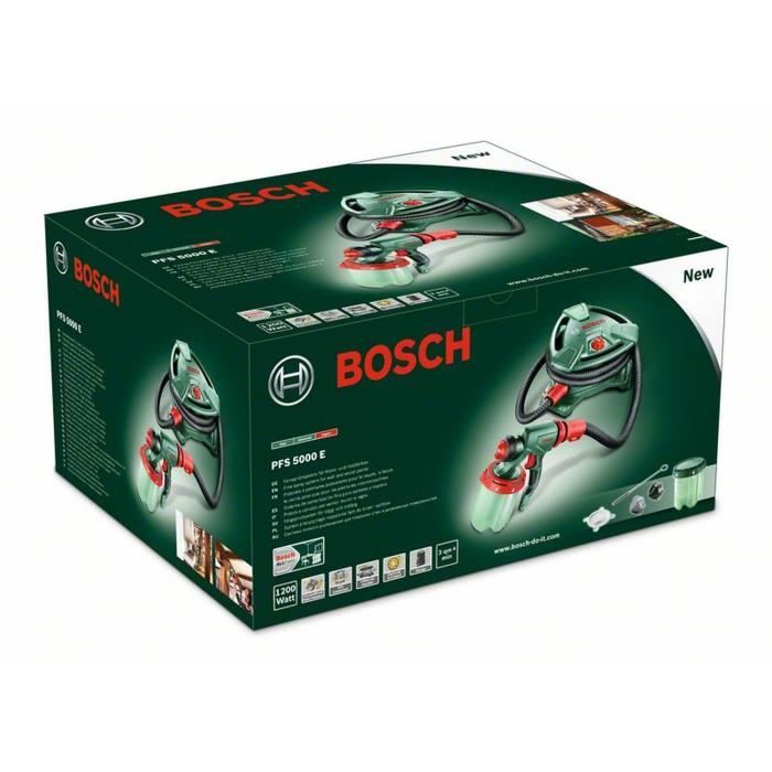 BOSCH Paint gun PFS 5000 E - 1200 W - Flow rate: 500 ml / min