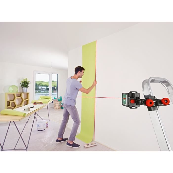 Laser Lines Bosch - Quigo (delivered with universal pliers MM2, rapid fixing adaptation and 2 AAA batteries)