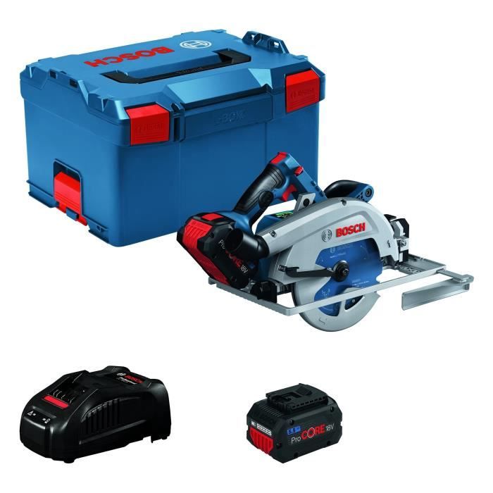 Circular saw Bosch Professional GKS 18V + 2 batteries 5.5Ah Procore 18V + charger