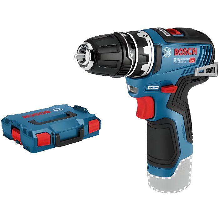 Bosch-Wireless Drill 12 V 35 Nm without battery or charger in an L-Boxx 102-GSR 12V-35 FC Professional