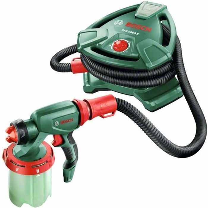 Bosch PFS Paint Pistolet 5000 E - 1200 W - Debit: 500 ml/min + MALXEUR