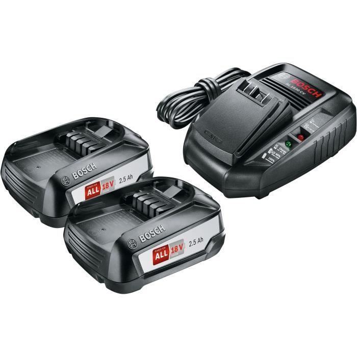 Starter Set 18V Bosch (2xbatteries 2.5Ah + Al 1830cv charger)