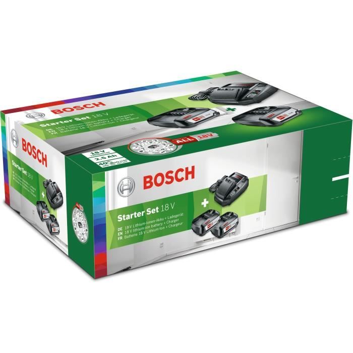 Starter Set 18V Bosch (2xbatteries 2.5Ah + Al 1830cv charger)