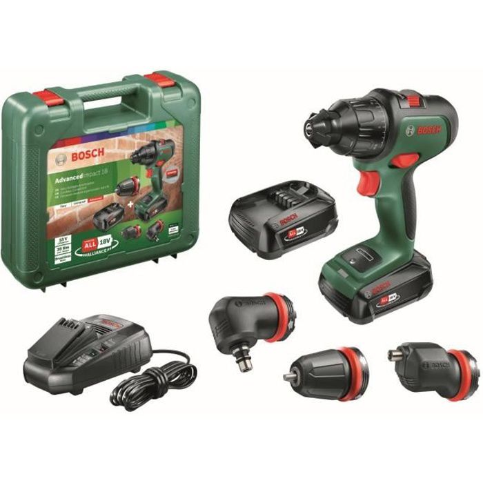 BOSCH hammer drill - AdvancedImpact set 18 2 batteries 2,5Ah