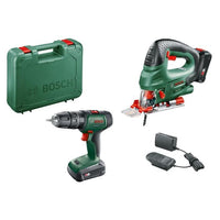 Pack 2 Bosch tools - UniversalImpact 18 impact drill + PST 18 jigsaw (2 batteries, 1 charger, 1 box) - 06039D410B