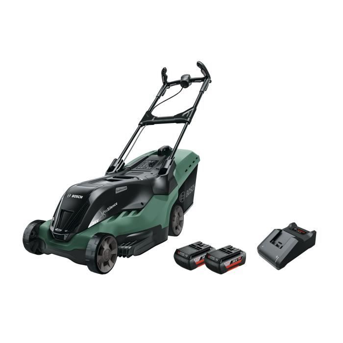 Bosch cordless lawn mower - AdvancedRotak 36-660 (Supplied with 2 batteries 36V-2Ah, cutting Ø 42 cm - up to 660 m²)