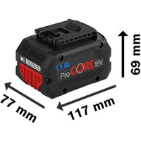 Pack of 2x5.5Ah Procore 18V in cardboard box - Bosch - 1600A0214C