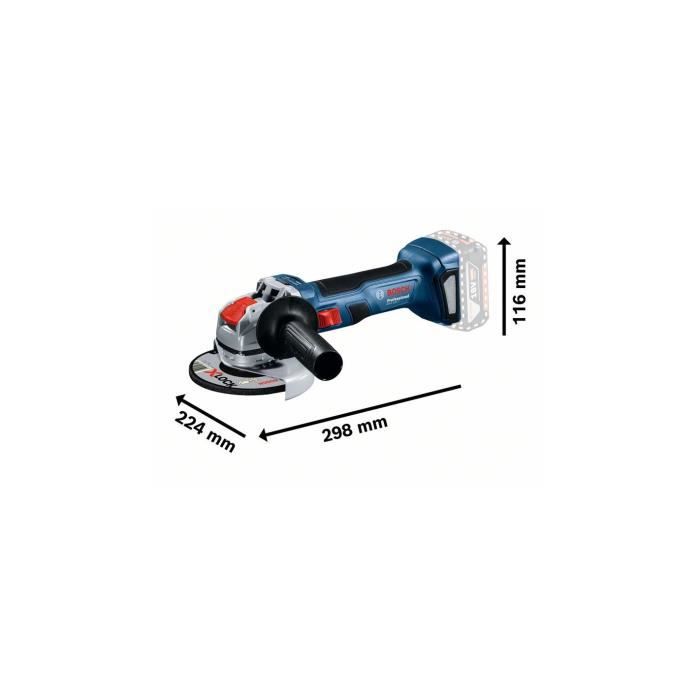 Boch Professional corner grinder + 2 4Ah batteries