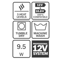 GHH 12 + 18V XA + GAA 12V-21 height jacket size M bosch size