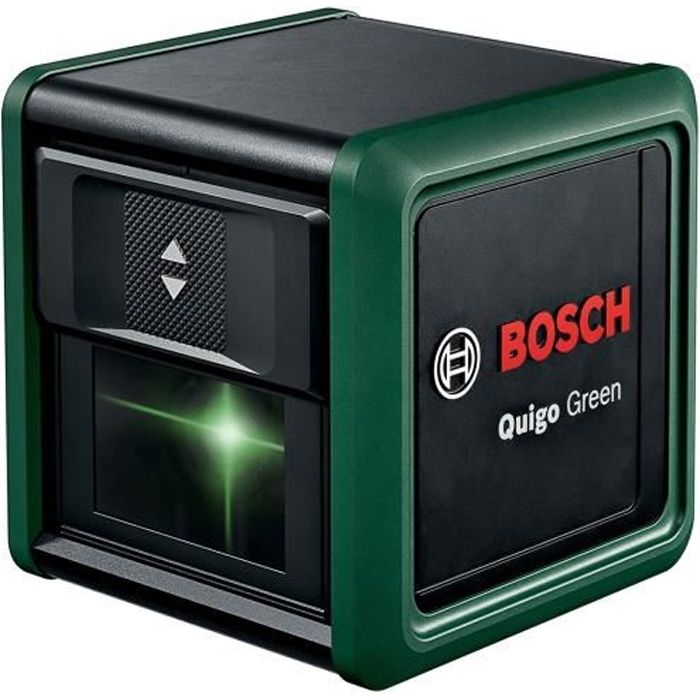 Laser Lines Bosch - Quigo Green (delivered with 2 batteries, a universal pliers MM2 and 1 fixing adaptation)