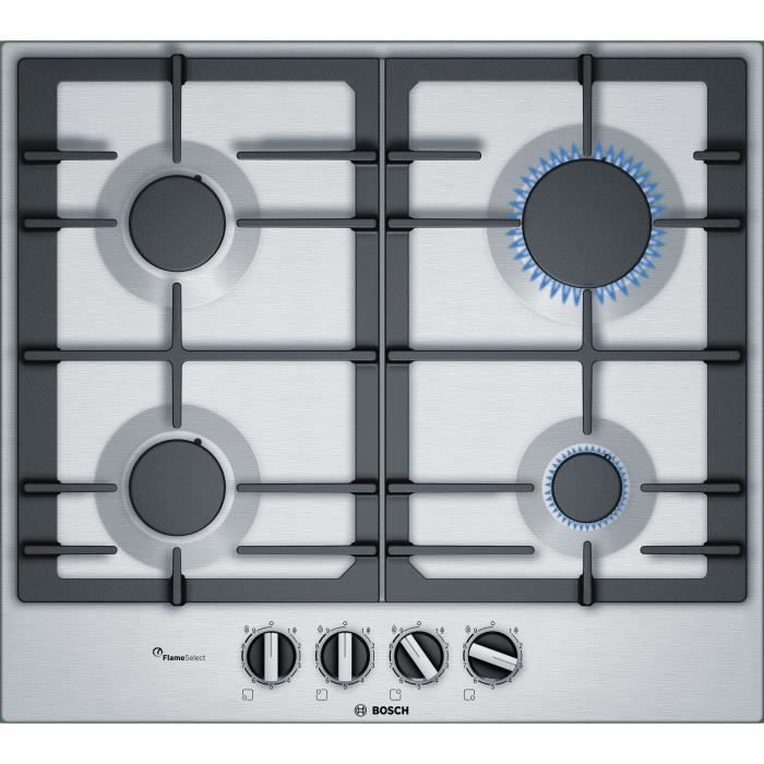 Bosch - PCP6A5B90 - Gas hob - 4 zone - 7500W - 60 cm - Stainless steel