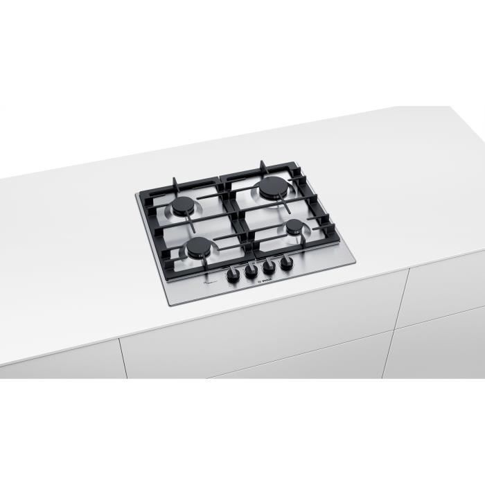 Bosch - PCP6A5B90 - Gas hob - 4 zone - 7500W - 60 cm - Stainless steel