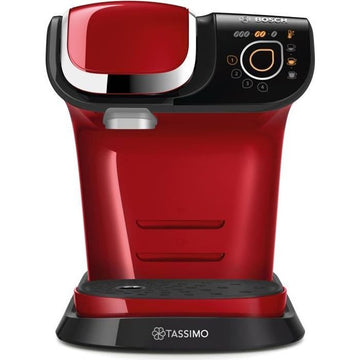 Tassimo Bosch Tas6503 - Red - Multi -Boissons - Water Tank 1.3L - Automatic stop