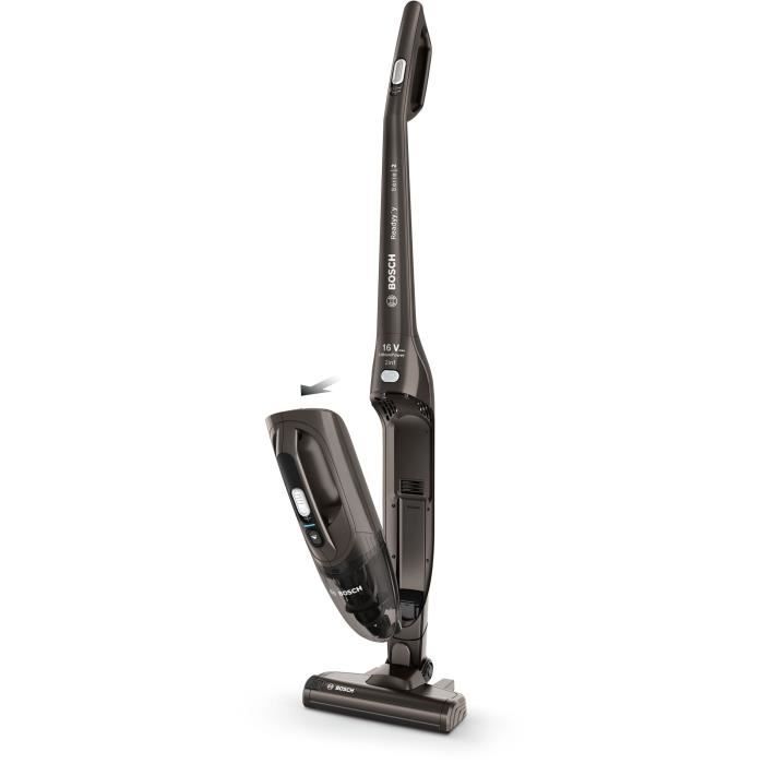 BOSCH BCHF2MX16 - Readyy'y 2in1 cordless stick vacuum cleaner - 2 speeds - Long-lasting lithium batteries - Stands up on its own