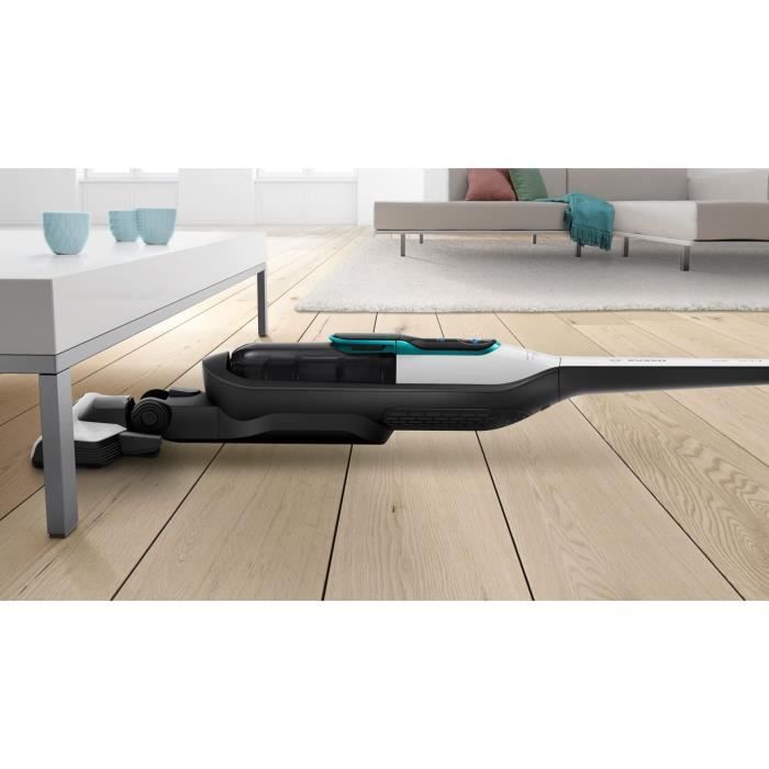 BOSCH BCH86HYG2 - ATHLET - Rechargeable broom vacuum cleaner - 6 white series - 60 min of autonomy - 900 ml tank - 2 speeds and turbo