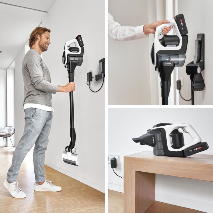 Bosch BBS8214 Wireless multifunction broom Unlimited Series 8 - Integrated hand vacuum - 3 speeds